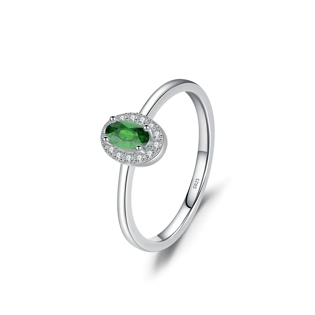 Zodiac Classic Oval S925 Sterling Silver Ring