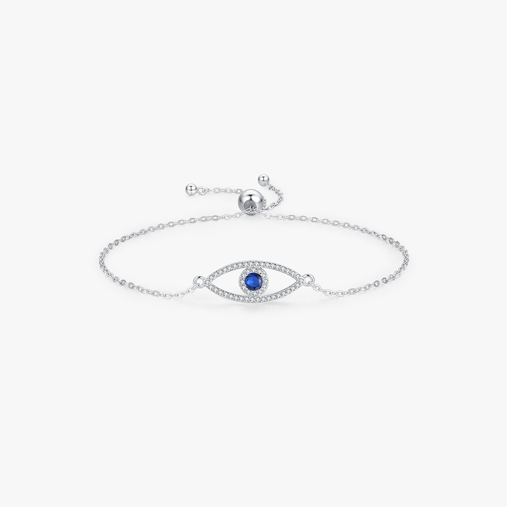 Zodiac Evil Eye S925 Sterling Silver Bracelet