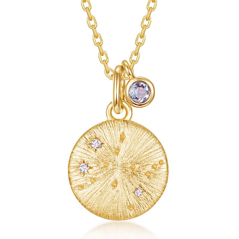 Starlit Whispers Zodiac Necklace