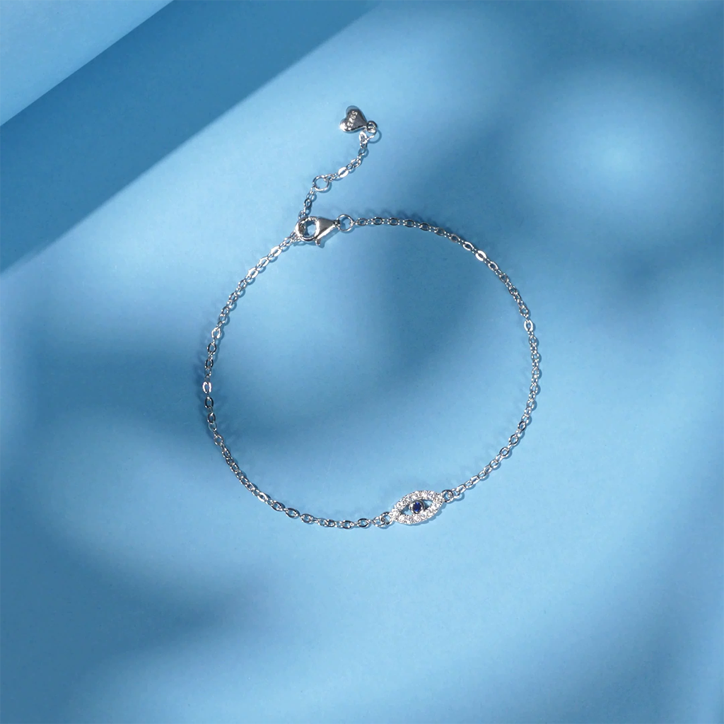 Zodiac Evil Eye S925 Sterling Silver Bracelet