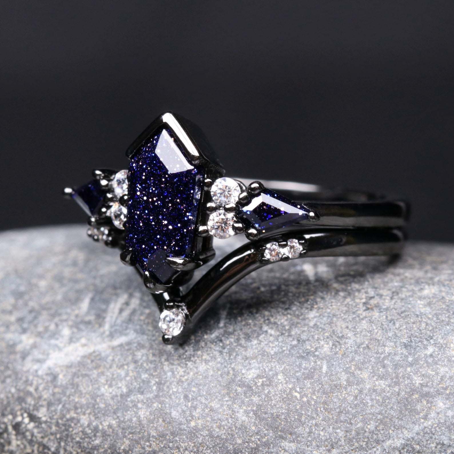 Starry Night Ring Set -S925 Sterling Silver