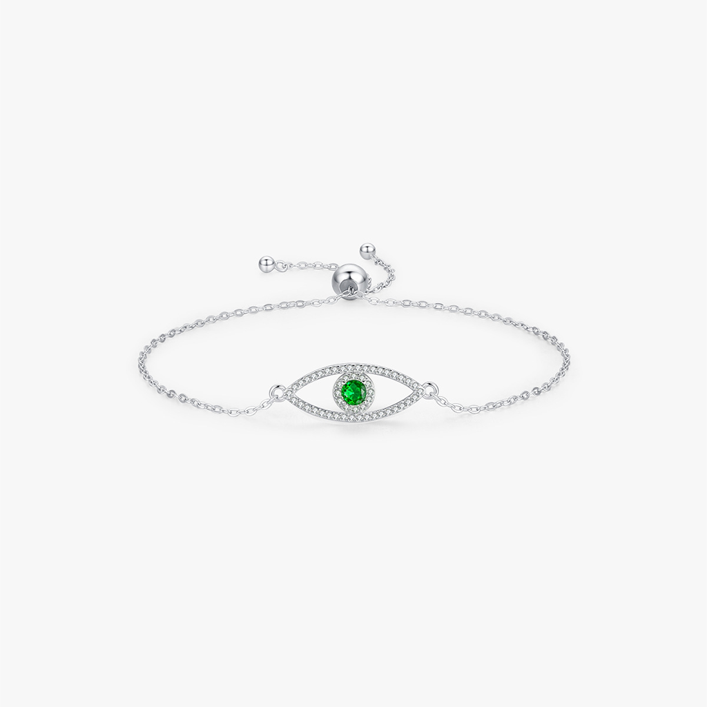Zodiac Evil Eye S925 Sterling Silver Bracelet