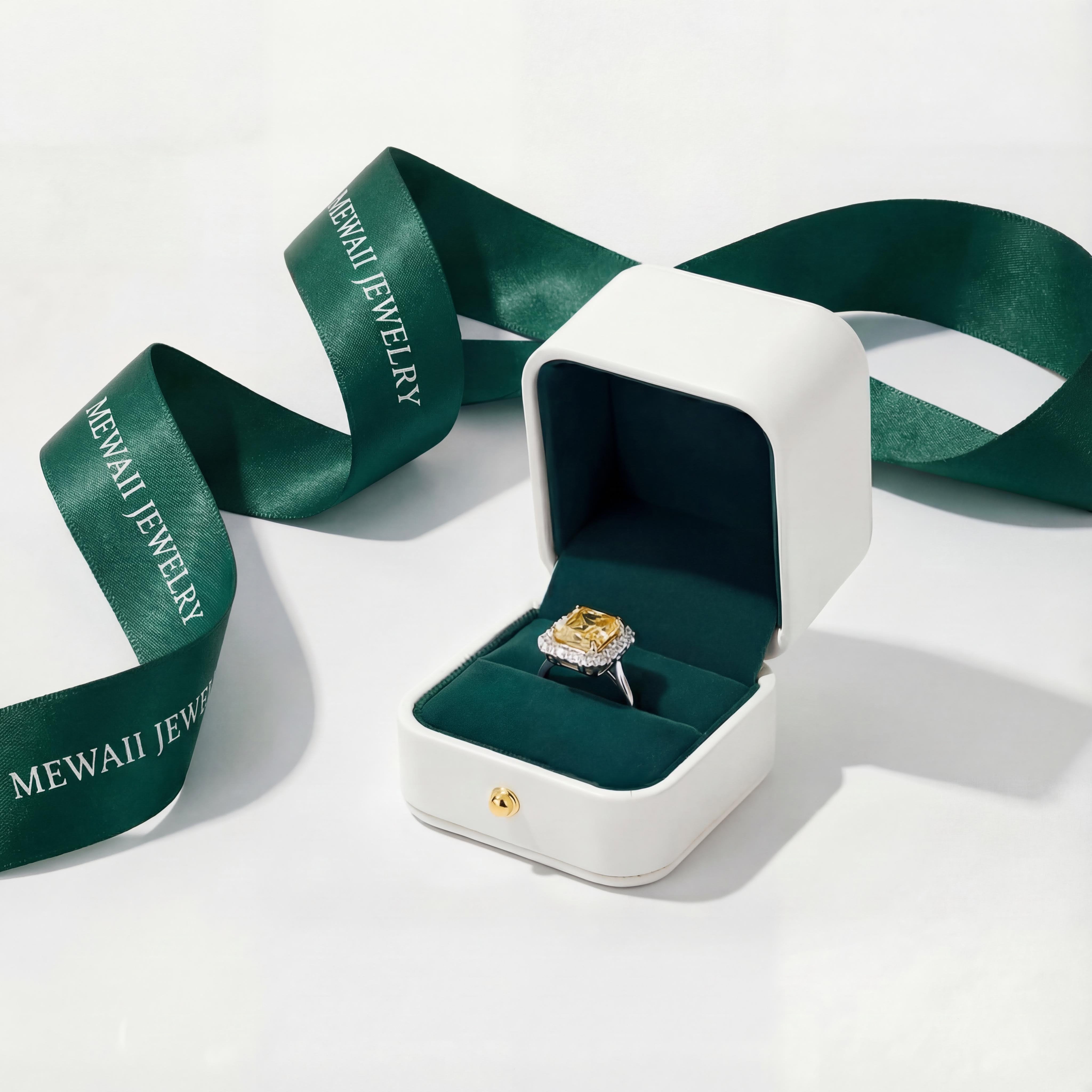 Tear of Light Ring-18K Gold Plated Silver