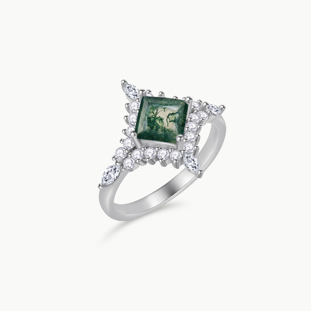 S925 Sterling Silver Gemstone Rings