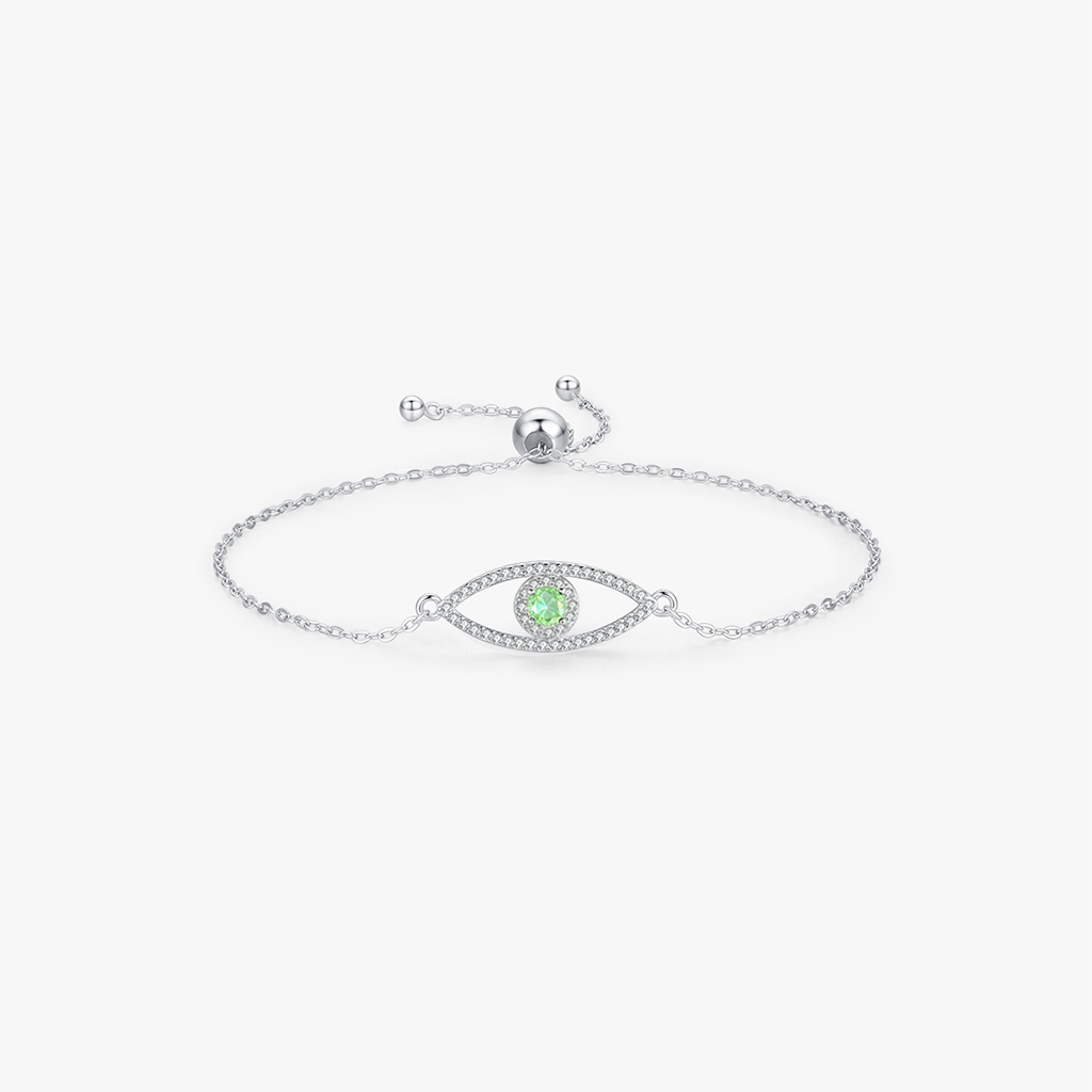 Zodiac Evil Eye S925 Sterling Silver Bracelet