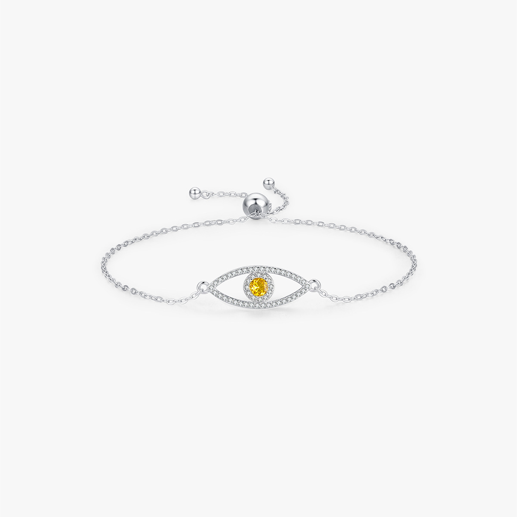 Zodiac Evil Eye S925 Sterling Silver Bracelet