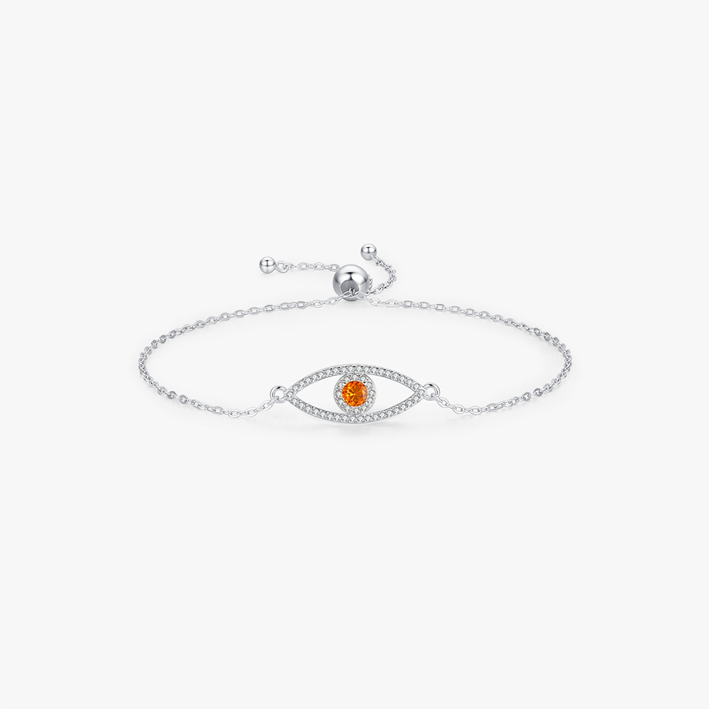 Zodiac Evil Eye S925 Sterling Silver Bracelet