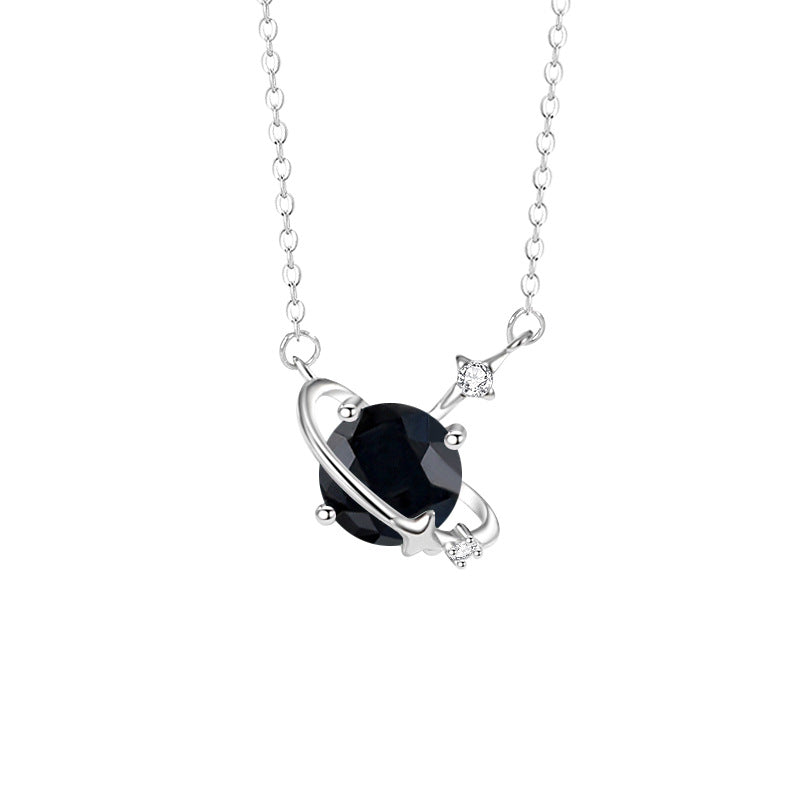 Zodiac Birthstone S925 Silver Necklace