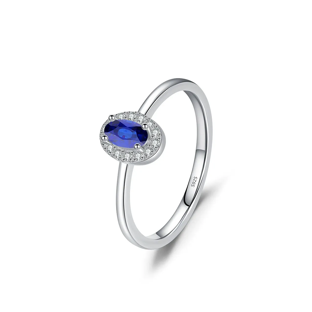 Zodiac Classic Oval S925 Sterling Silver Ring