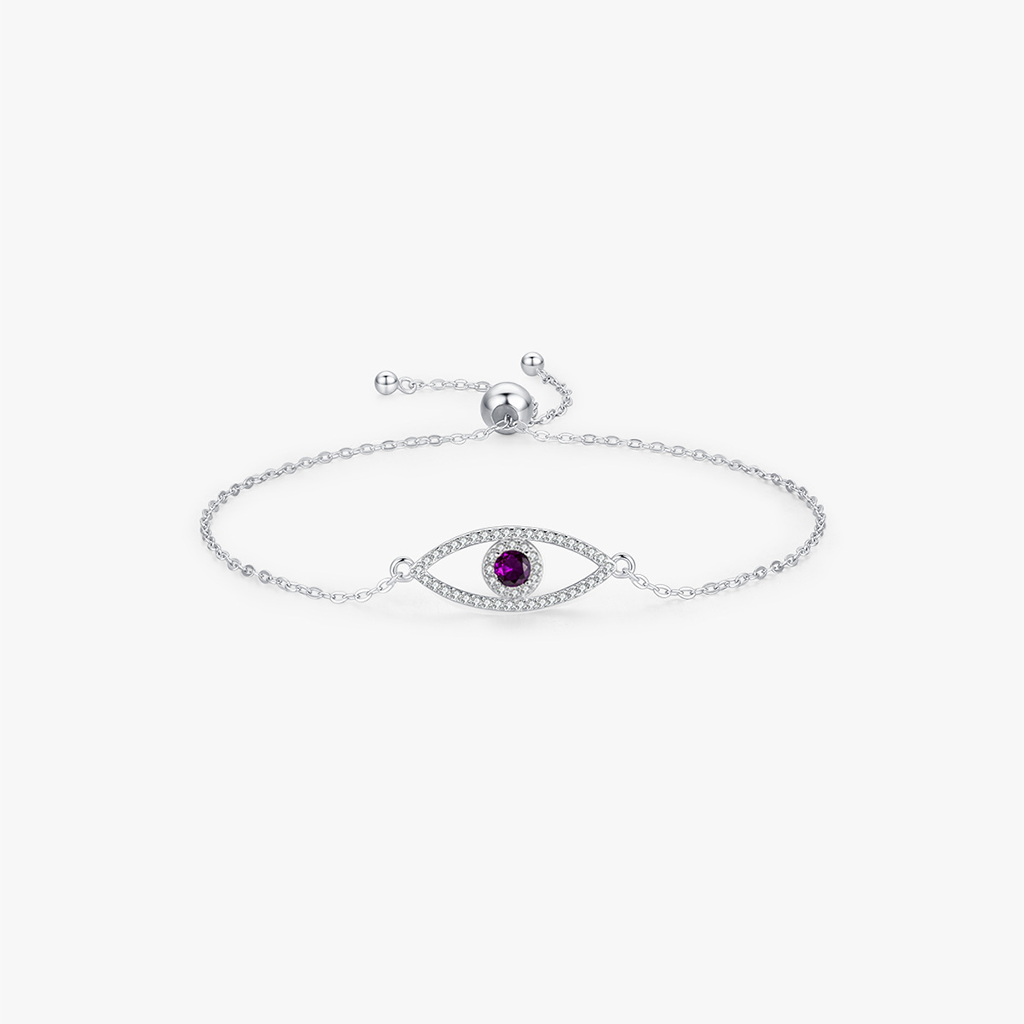 Zodiac Evil Eye S925 Sterling Silver Bracelet