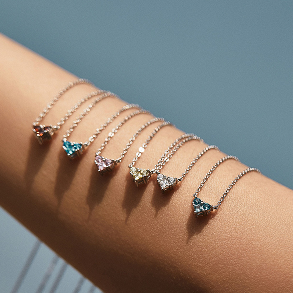 Zodiac Heart 925 Silver Necklace