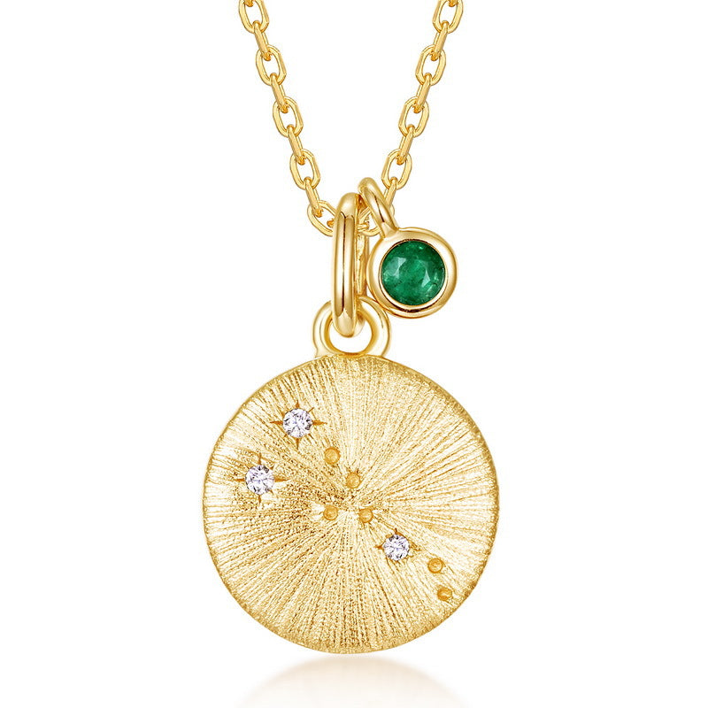 Starlit Whispers Zodiac Necklace