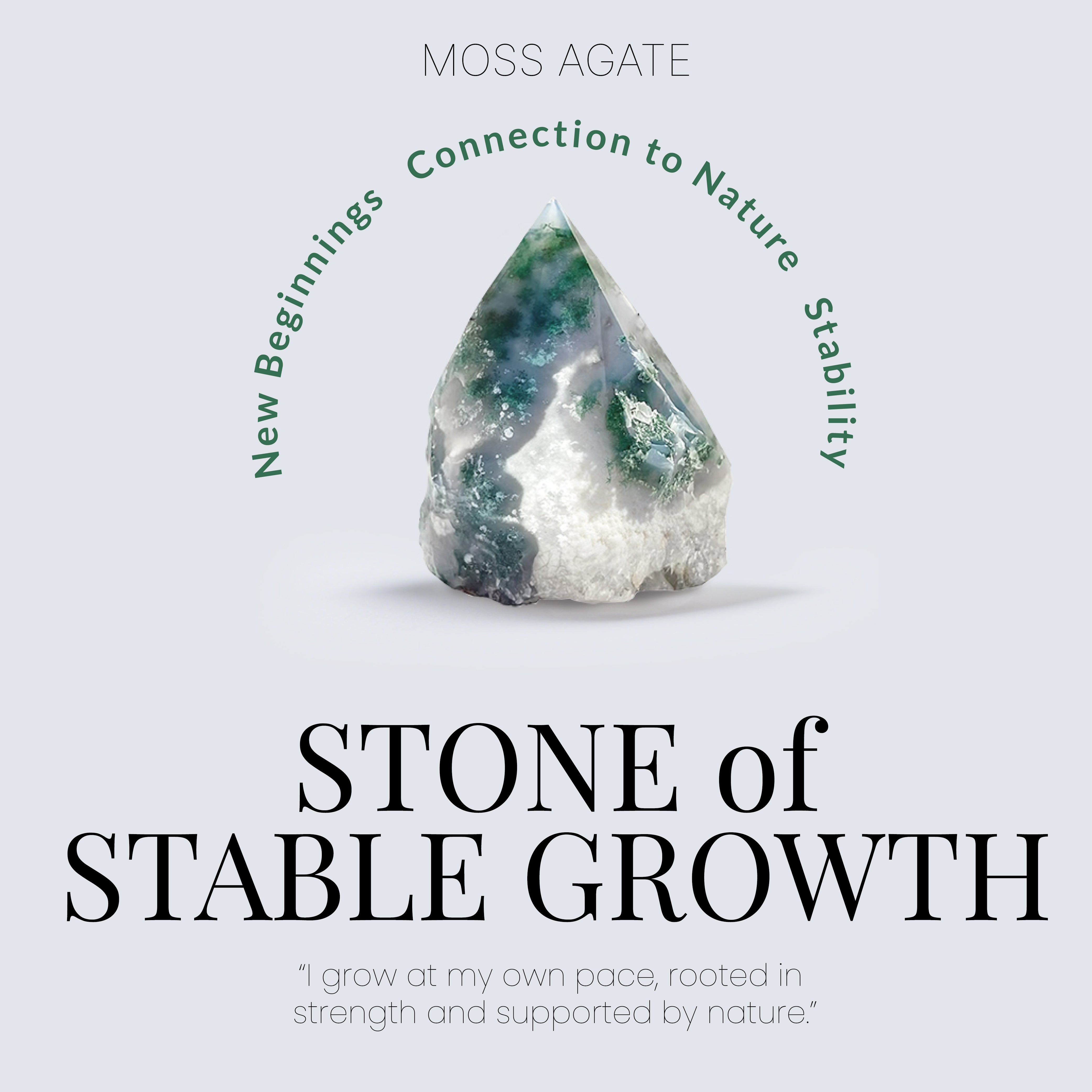 Skye Kite™  Green Moss Agate Engagement Ring Set- 14K White Gold