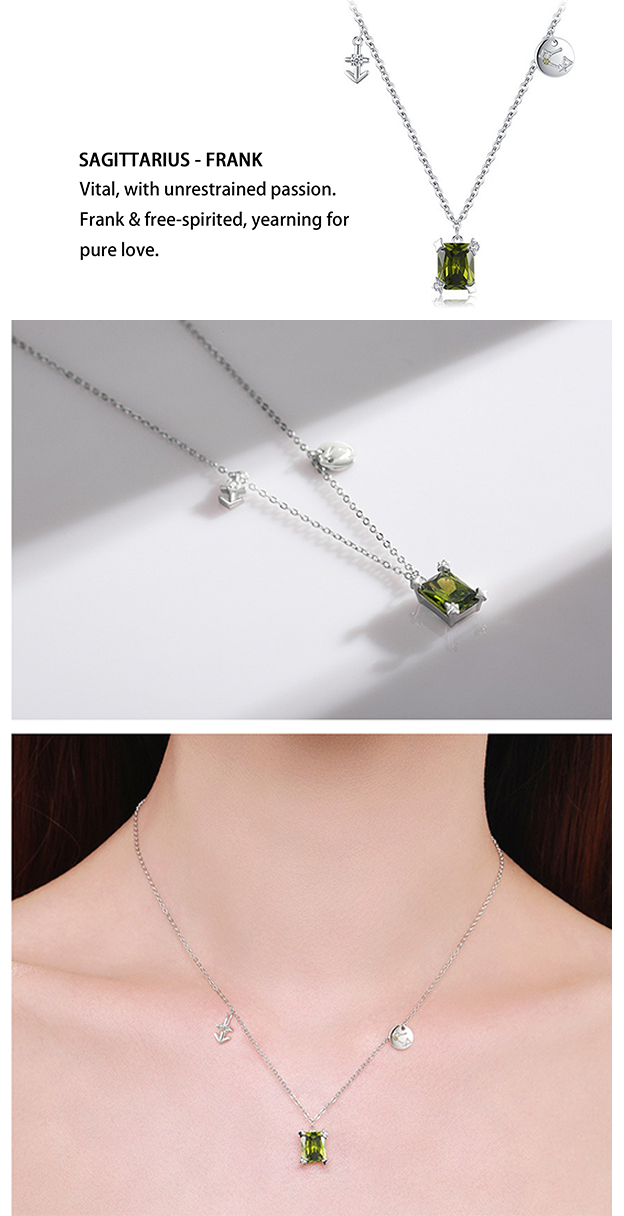 Zodiac S925 Sterling Silver Necklace