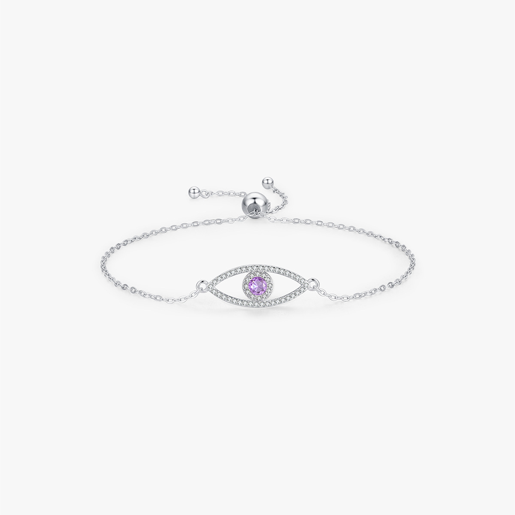 Zodiac Evil Eye S925 Sterling Silver Bracelet
