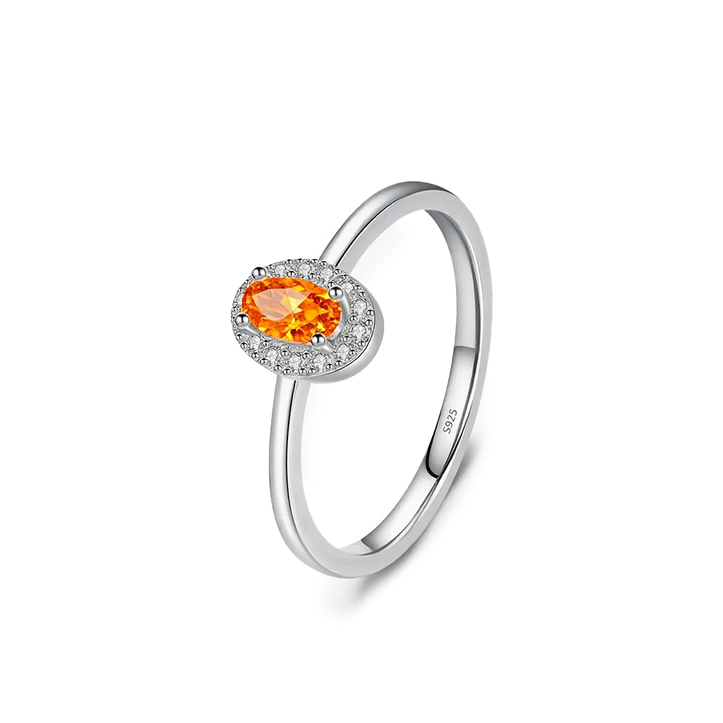 Zodiac Classic Oval S925 Sterling Silver Ring