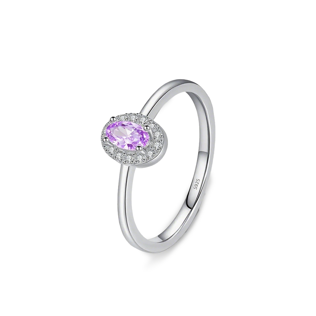 Zodiac Classic Oval S925 Sterling Silver Ring