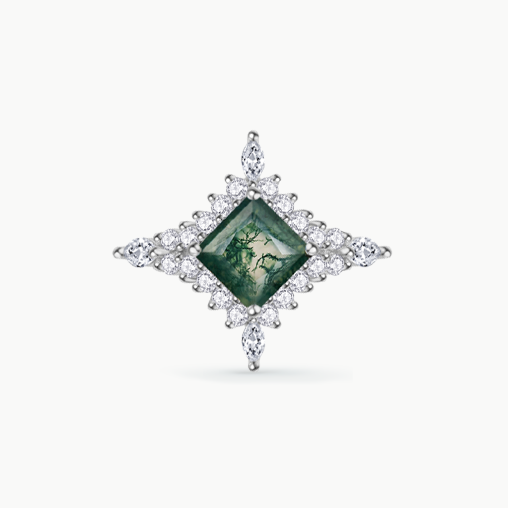 S925 Sterling Silver Gemstone Rings